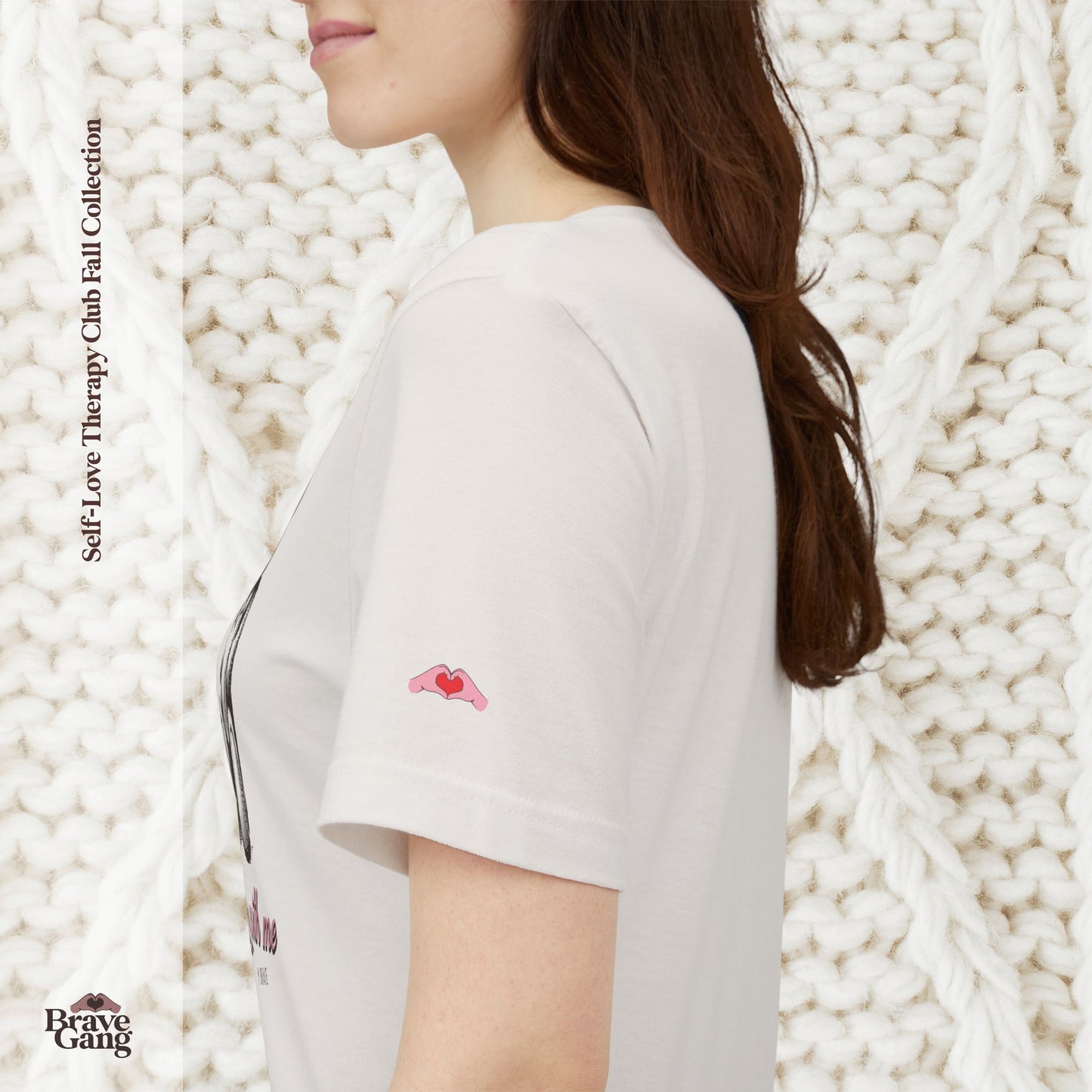 #BraveGang Bear With Me Tee π Iβm Finding My Brave π Vintage White