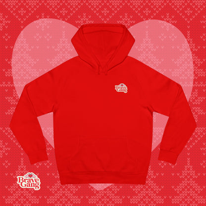 BraveGang Holiday Collection 2025 | Hoodie – Festive Red or Classic Coal