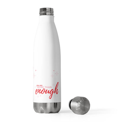 #BraveGang Insulated Water Bottle •  White - 20oz • Made with Love