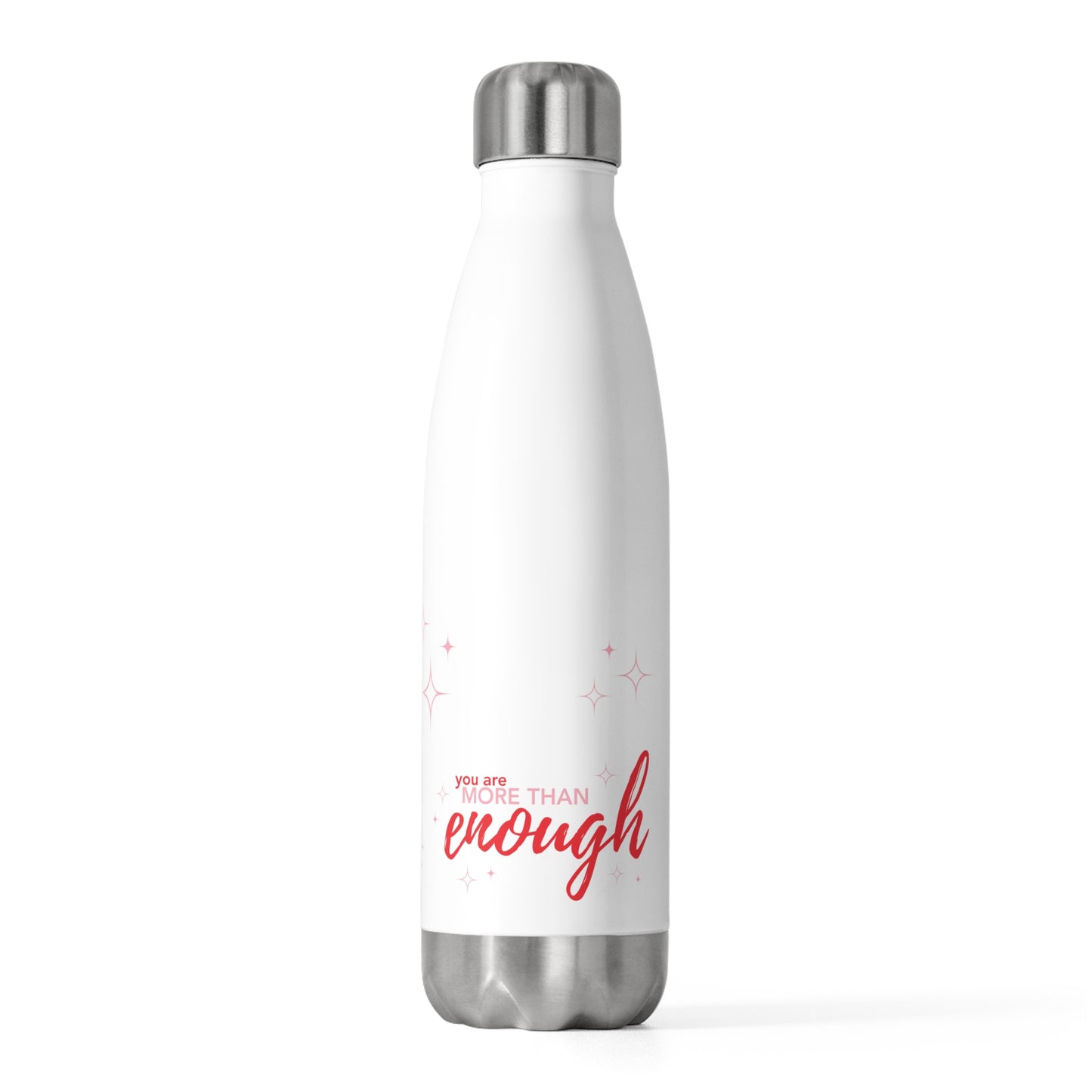 #BraveGang Insulated Water Bottle •  White - 20oz • Made with Love