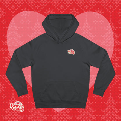BraveGang Holiday Collection 2025 | Hoodie – Festive Red or Classic Coal