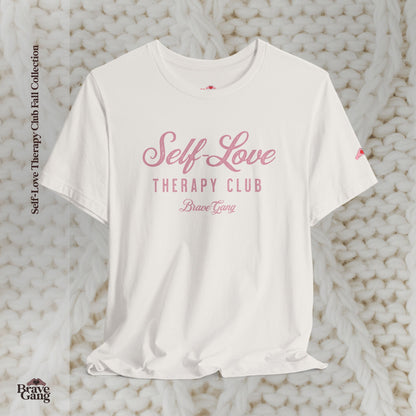 #BraveGang Self-Love Therapy Club Tee 🍂 Vintage White or Chocolate Brown
