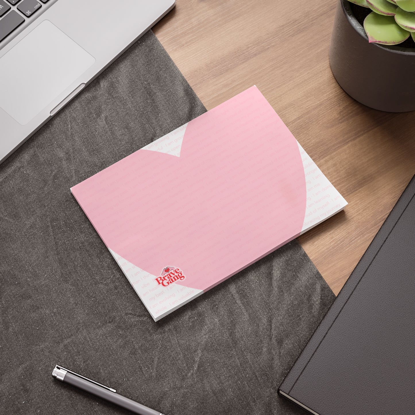 #BraveGang Sticky Note Pads • 4x3" or 8x6" • Made with Love