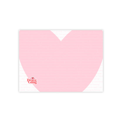 #BraveGang Sticky Note Pads • 4x3" or 8x6" • Made with Love