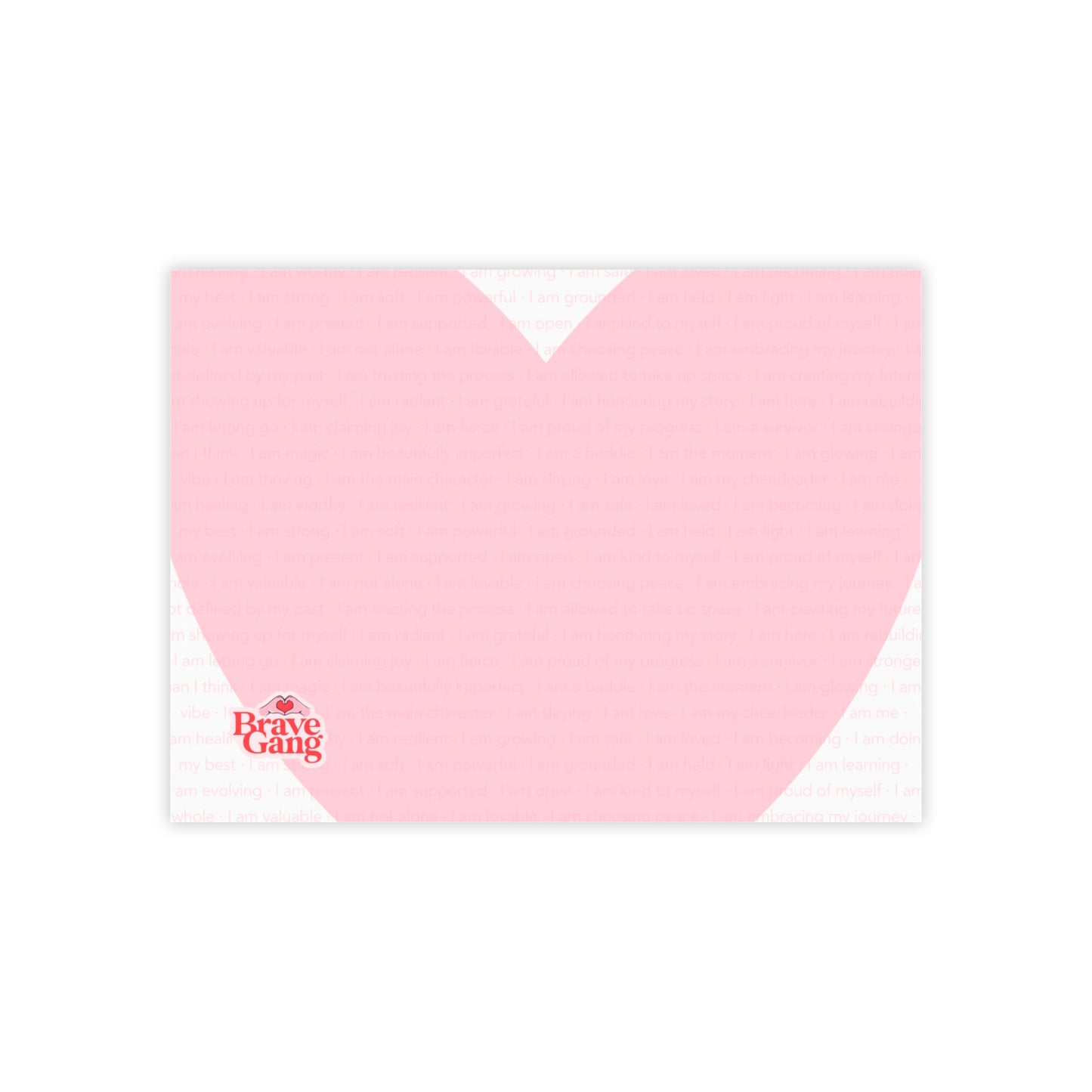 #BraveGang Sticky Note Pads • 4x3" or 8x6" • Made with Love