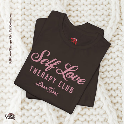 #BraveGang Self-Love Therapy Club Tee 🍂 Vintage White or Chocolate Brown