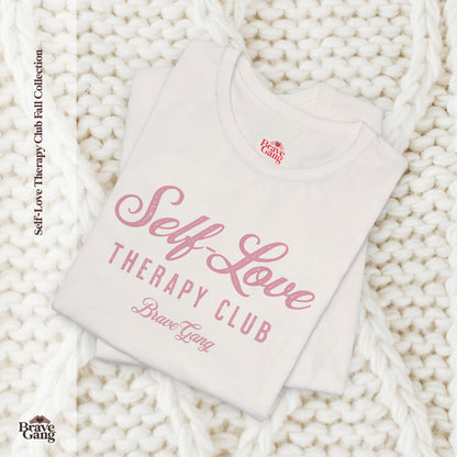 #BraveGang Self-Love Therapy Club Tee 🍂 Vintage White or Chocolate Brown