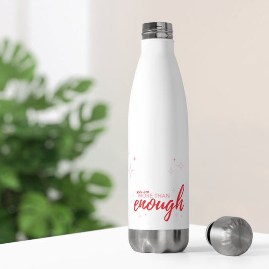 #BraveGang Insulated Water Bottle •  White - 20oz • Made with Love