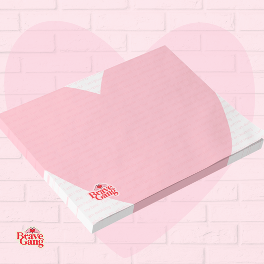 #BraveGang Sticky Note Pads • 4x3" or 8x6" • Made with Love