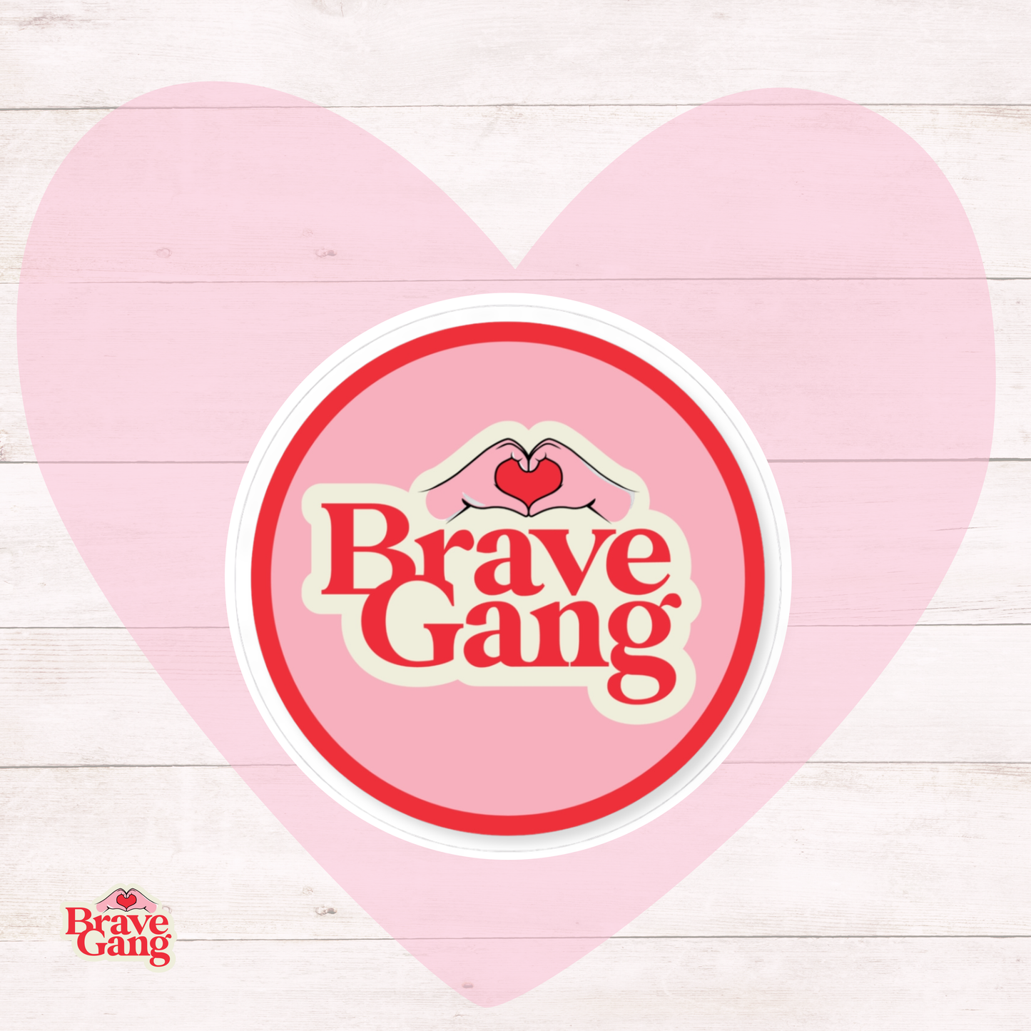 BraveGang Forever Collection | Logo Sticker • 3" x 3"