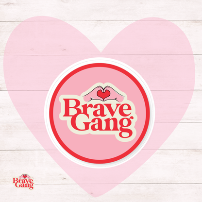BraveGang Forever Collection | Logo Sticker • 3" x 3"
