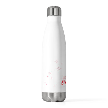#BraveGang Insulated Water Bottle •  White - 20oz • Made with Love