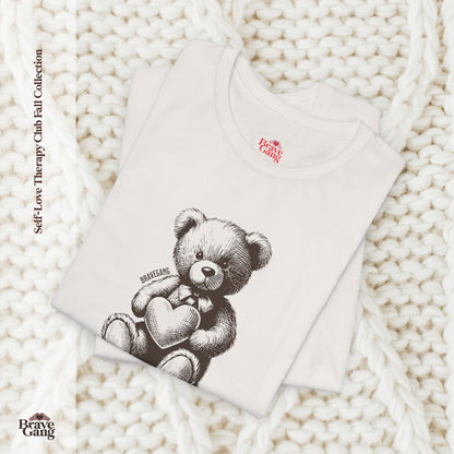 #BraveGang Bear With Me Tee 🍂 I’m Finding My Brave 🍂 Vintage White