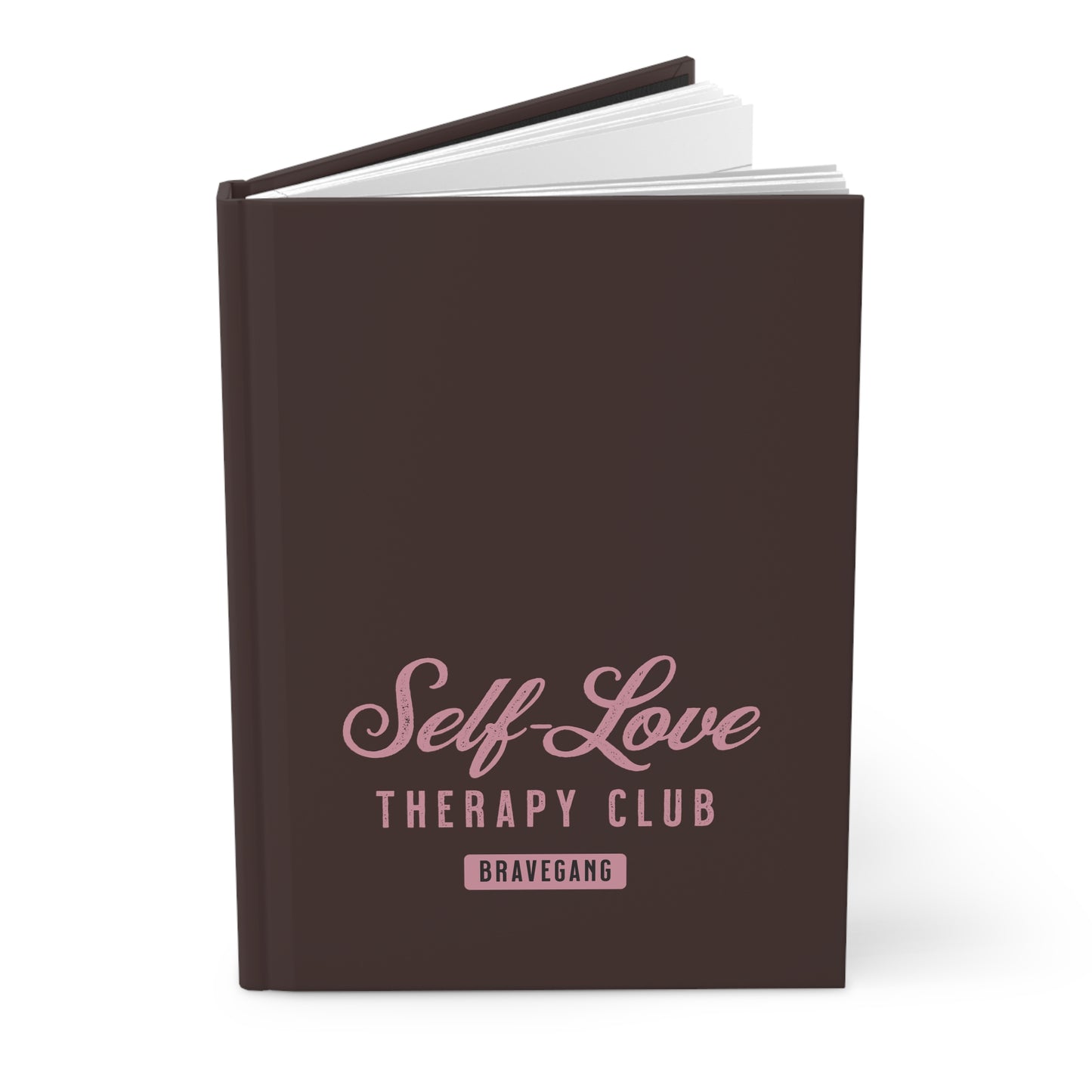#BraveGang Self-Love Therapy Club Notebook 🍂 Chocolate Brown 🍂 Made for the Messy Middle