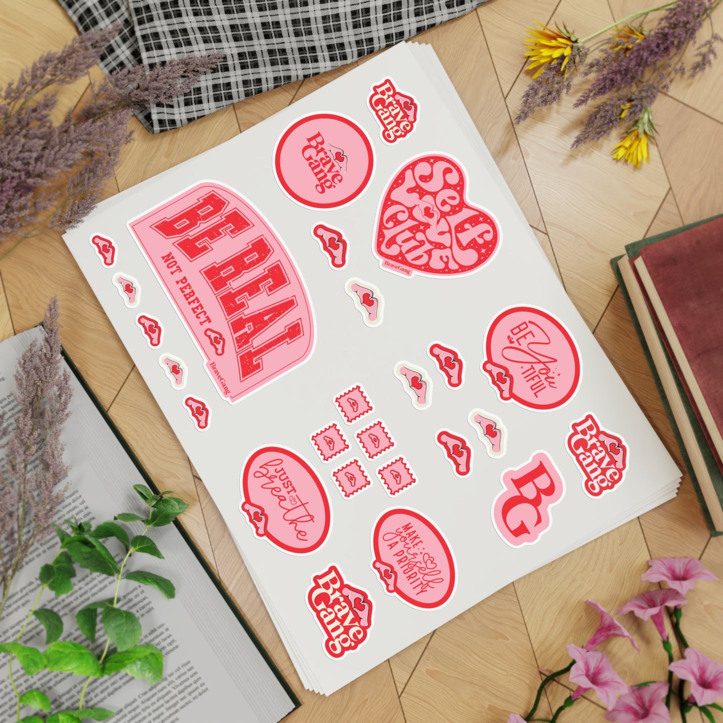 BraveGang Forever Collection | Sticker Sheet Bundle (5 Sheets,  100+ Stickers)