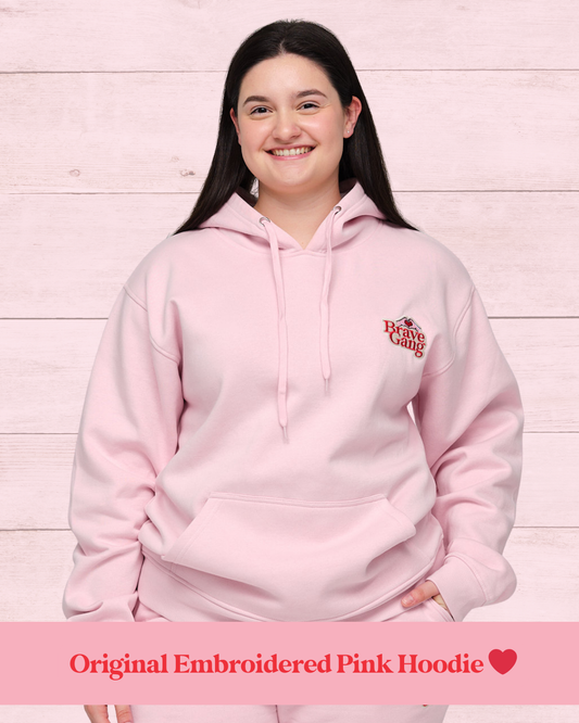 BraveGang Forever Collection | LIMITED RESTOCK | Original Pink Hoodie (Embroidered Logo)